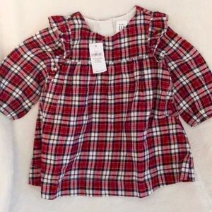NWT Plaid Baby Dress